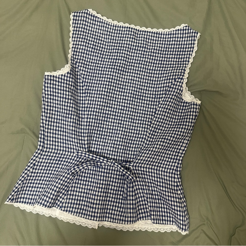 Amela gingham top - Picture 4 of 5